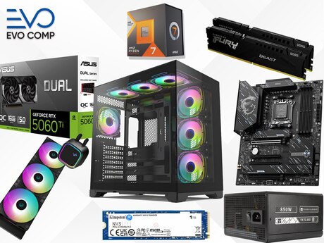 Evo Gaming PC RTX 5060 Ti 16GB | Ryzen 7 7800X3D | 32GB | 1TB