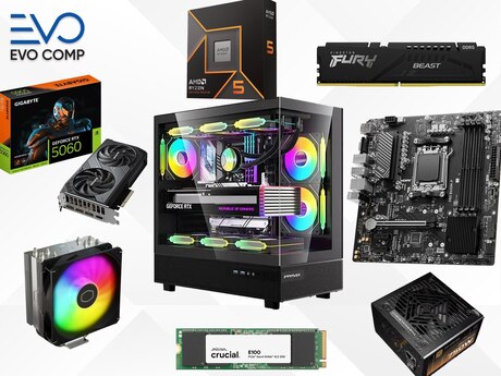 Evo Gaming PC Neo Rush RTX 5060 8GB | Ryzen 5 9600X | 16GB | 1TB