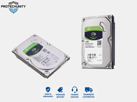 HDD Seagate BarraCuda 1TB 7.2K RPM SATA 3.5" (ST1000DM010)