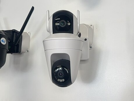 Wifi kamera 2 lensli PTZ kamera 2 lensi fırlanır Wifi kamera 2 lensli PTZ kamera 2 lensi fırlanır