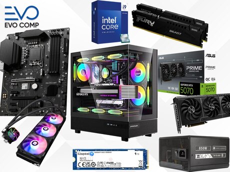 Evo Gaming PC Prime Dominator Core i9-14900KF, RTX 5070 12GB, SSD 1TB, RAM 32GB
