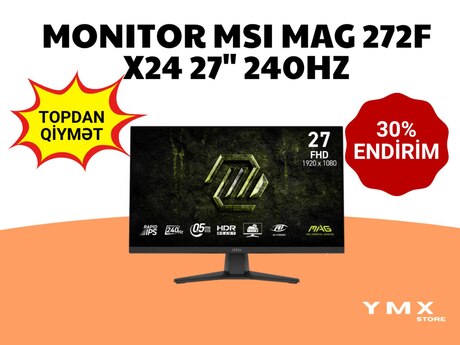 Monitor MSI MAG 272F X24 27" 240Hz