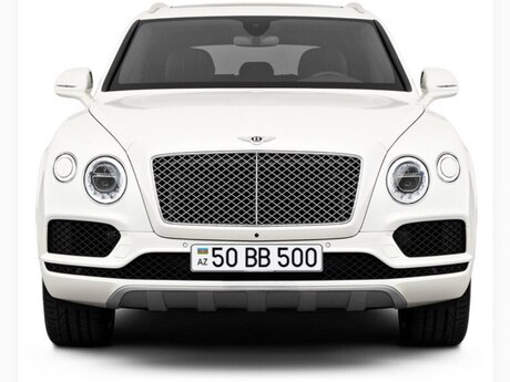 Avtomobil qeydiyyat nişanı - 50-BB-500 