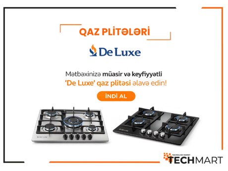 "De Luxe" qaz plitələri