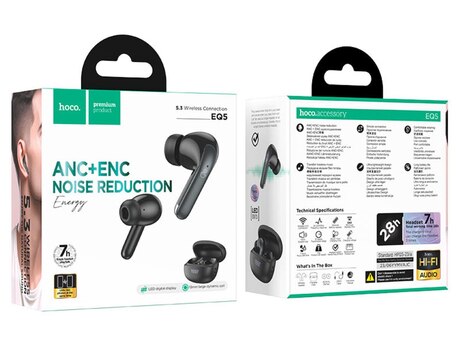 HOCO EQ5 TWS Simsiz Qulaqlıq (ANC + ENC)
