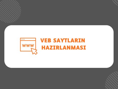 Veb saytların hazırlanması
