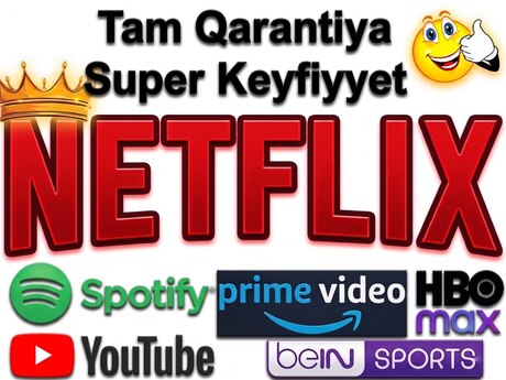 "Netflix Premium 4K" səhifəsi