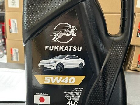 FUKKATSU mühərrik yağı 5W40 + yağ filteri və yağın dəyişilməsi 