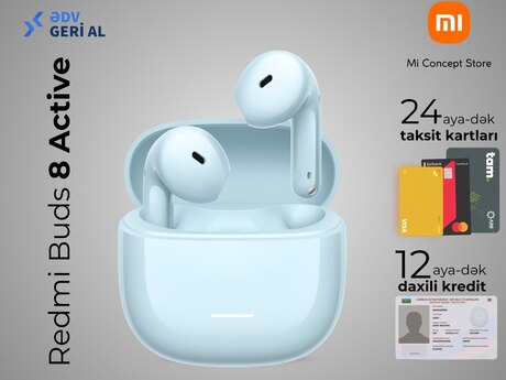 Simsiz qulaqlıq Redmi Buds 8 Active Blue