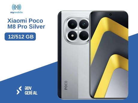 Xiaomi Poco M8 Pro Silver 12GB/512GB Xiaomi Poco M8 Pro Silver 12GB/512GB