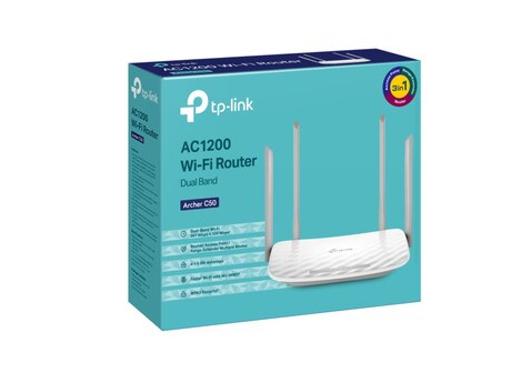 Router "TP-Link Archer C50 AC1200 Wireless Dual Band"
