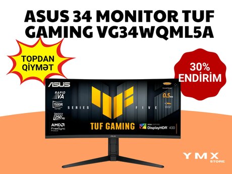 Asus TUF Gaming VG34WQML5A Curved 34" 250Hz 3.5K