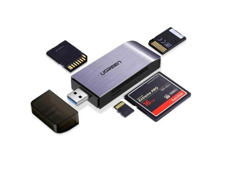 SD oxuyucu "Ugreen USB A 3.0 TO TF/SD/CF/MS Multifunction Card Reader" SD oxuyucu "Ugreen USB A 3.0 TO TF/SD/CF/MS Multifunction Card Reader"