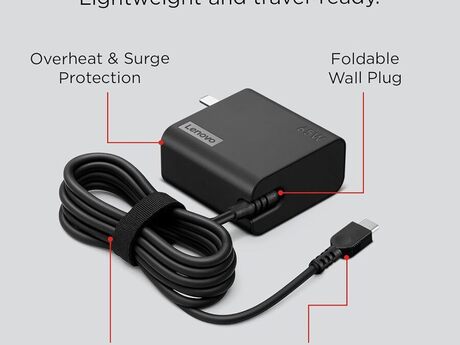 Lenovo USB-C 65W Wall Type Adapter (Original)