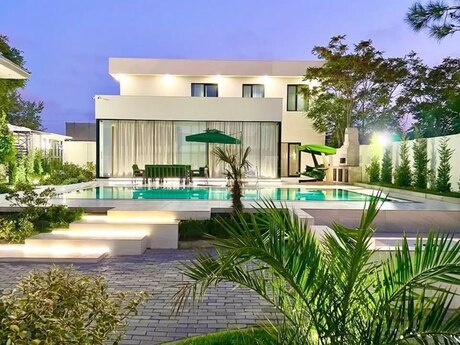 Mərdəkanda 5 otaqlı həyət evi kirayə verilir, 400 m², 5 000 AZN/ay, şəkil 2 / 12