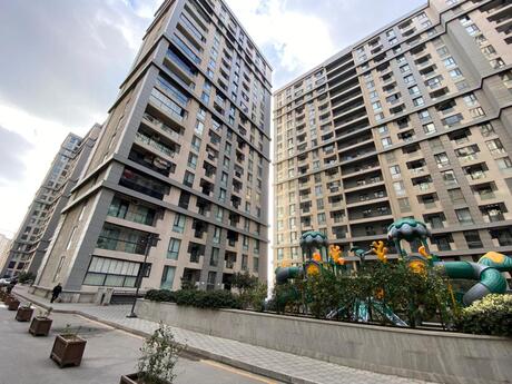 3-otaqlı yeni tikili kirayə verilir, Gəncə pr., 80 m²