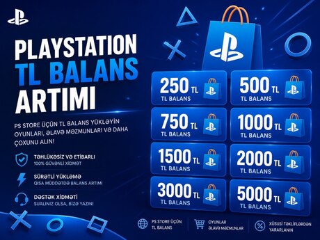 PlayStation TL Balans Artımı (Türkiye) PlayStation TL Balans Artımı (Türkiye)