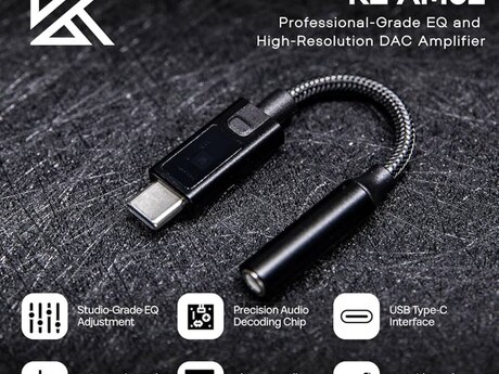 KZ AM02 Type-C to 3.5mm AUX adapteri KZ AM02 Type-C to 3.5mm AUX adapteri