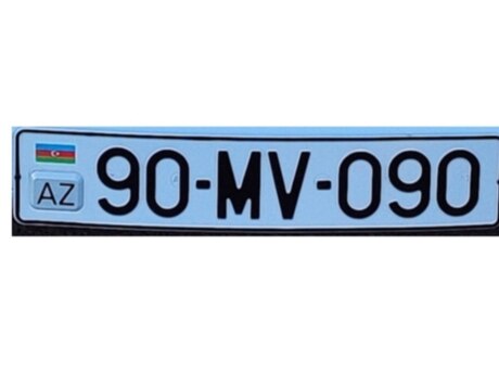 Avtomobil qeydiyyat nişanı  - 90-MV-090