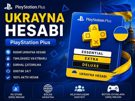 PlayStation PS PLUS (12 aylıq)