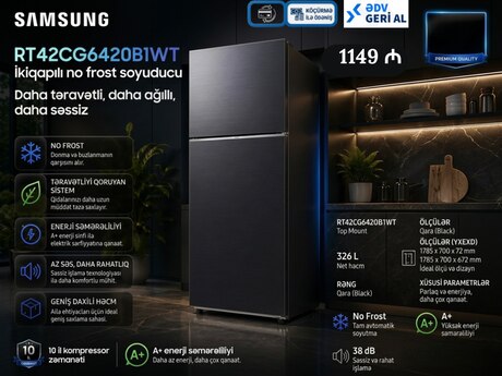 Soyuducu Samsung RT42CG6420B1WT