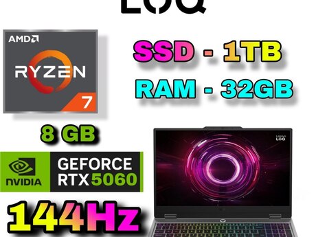 Lenovo LOQ 15AHP10 RTX 5060 8 GB Gaming 