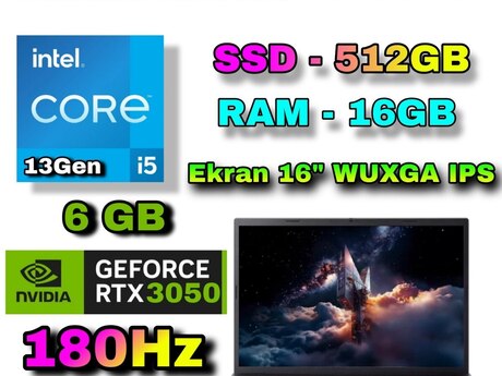 Acer NITRO LITE NL 16 RTX 3050 6 GB Gaming 