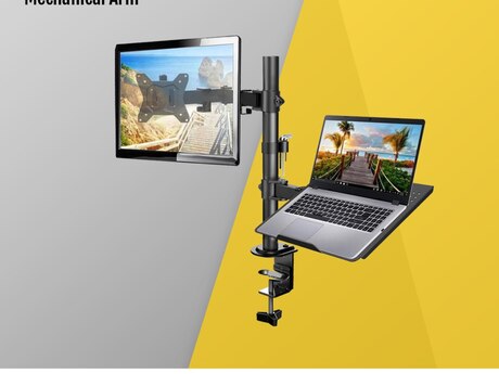 Monitor stendi  MM-10 Laptop & Monitor Dual Mechanical