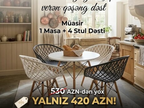 Masa və oturacaqlar