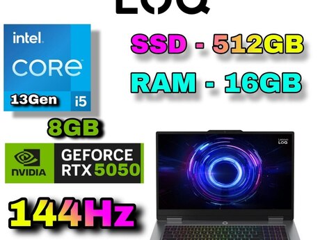 Lenovo LOQ 15IRX10 RTX 5050 8 GB Gaming 