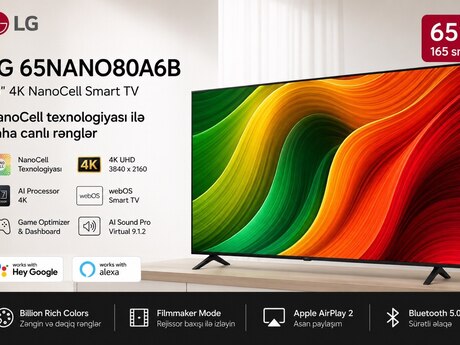 Televizor LG 65NANO80A6B Televizor LG 65NANO80A6B