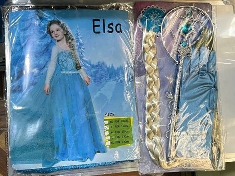 Frozen Elsa geyim dəsti