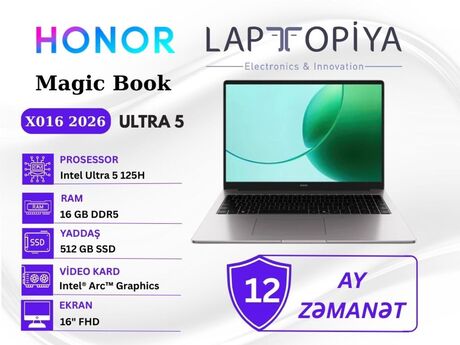 Honor MagicBook X16 2026 BRG-X
