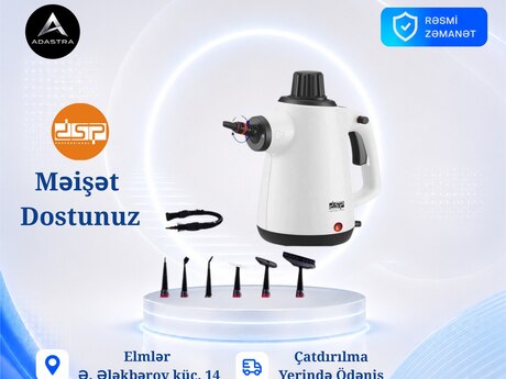 DSP KD-2083 10-u-1 Əl Buxar Təmizləyici | Handheld Steam Cleaner