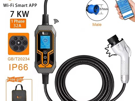 Feyree 7kw GB/T avtomobil şarj cihazı