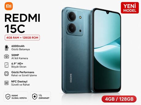 Xiaomi Redmi 15C Moonlight Blue 128GB/4GB