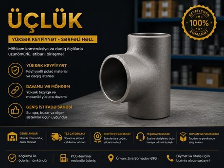 Üçlük (Equal və Unequal Tee)