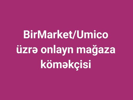 Satış üzrə menecer işi axtarıram