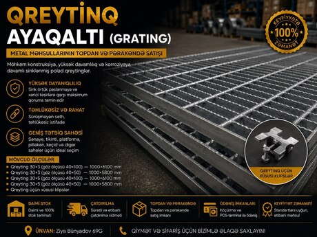 Metal qreyting (ayaqaltı)