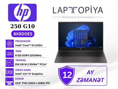HP 250 G10 PC 8X9D0ES HP 250 G10 PC 8X9D0ES