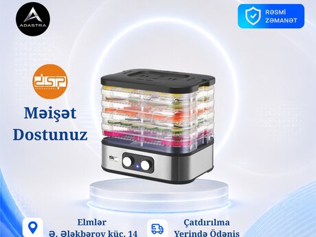 DSP KA-9011 meyvə qurudan | food dehydrator DSP KA-9011 meyvə qurudan | food dehydrator
