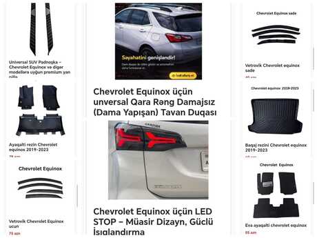 Chevrolet Equinix aksesuarları