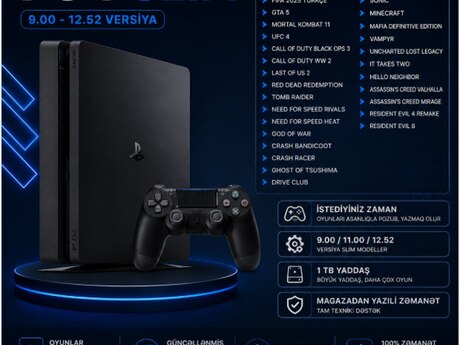 Sony PlayStation 4 Slim + 30 oyun