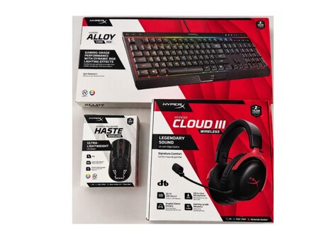 Oyun dəsti HyperX Gaming Bundle Keyboard Mouse Headset
