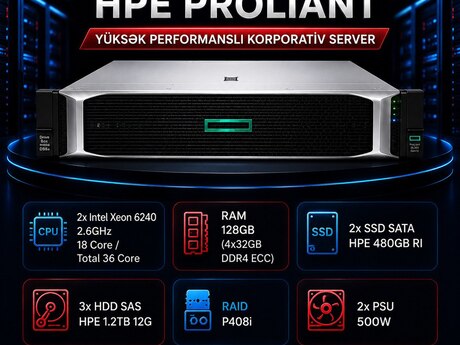 Server HPE DL380 Gen10 8SFF