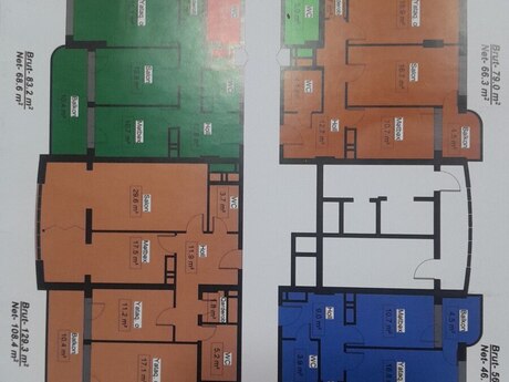 Diamanti Residence kompleksində 2 otaqlı yeni tikili mənzil satılır, 79 m², 97 000 AZN, şəkil 2 / 6