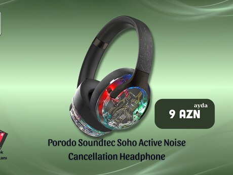 Porodo Soundtec Soho Active Noise Cancellation Headphone