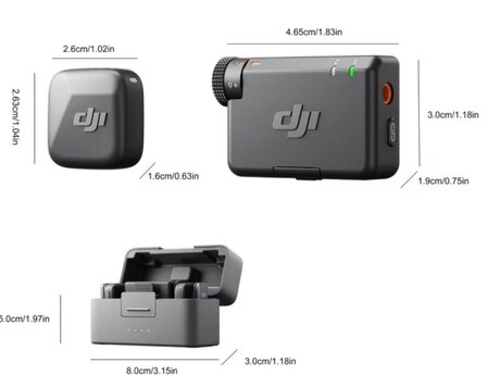 DJI Mic Mini 2TX+1RX 