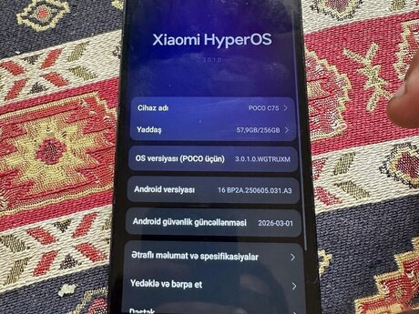 Xiaomi Poco C75 Black 256GB/8GB