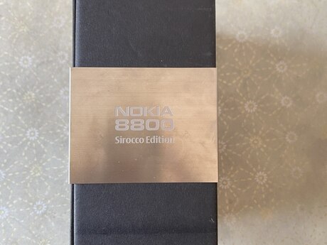Nokia 8800 Sirocco Black Nokia 8800 Sirocco Black